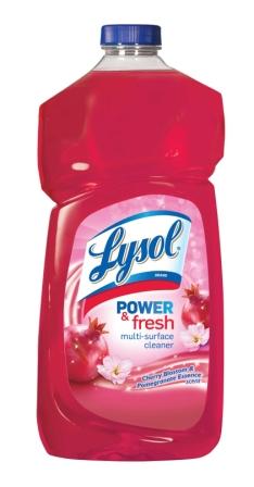 LYSOL Power  Fresh MultiSurface Cleaner  Pourable  Cherry Blossom  Pomegranate Discontinued